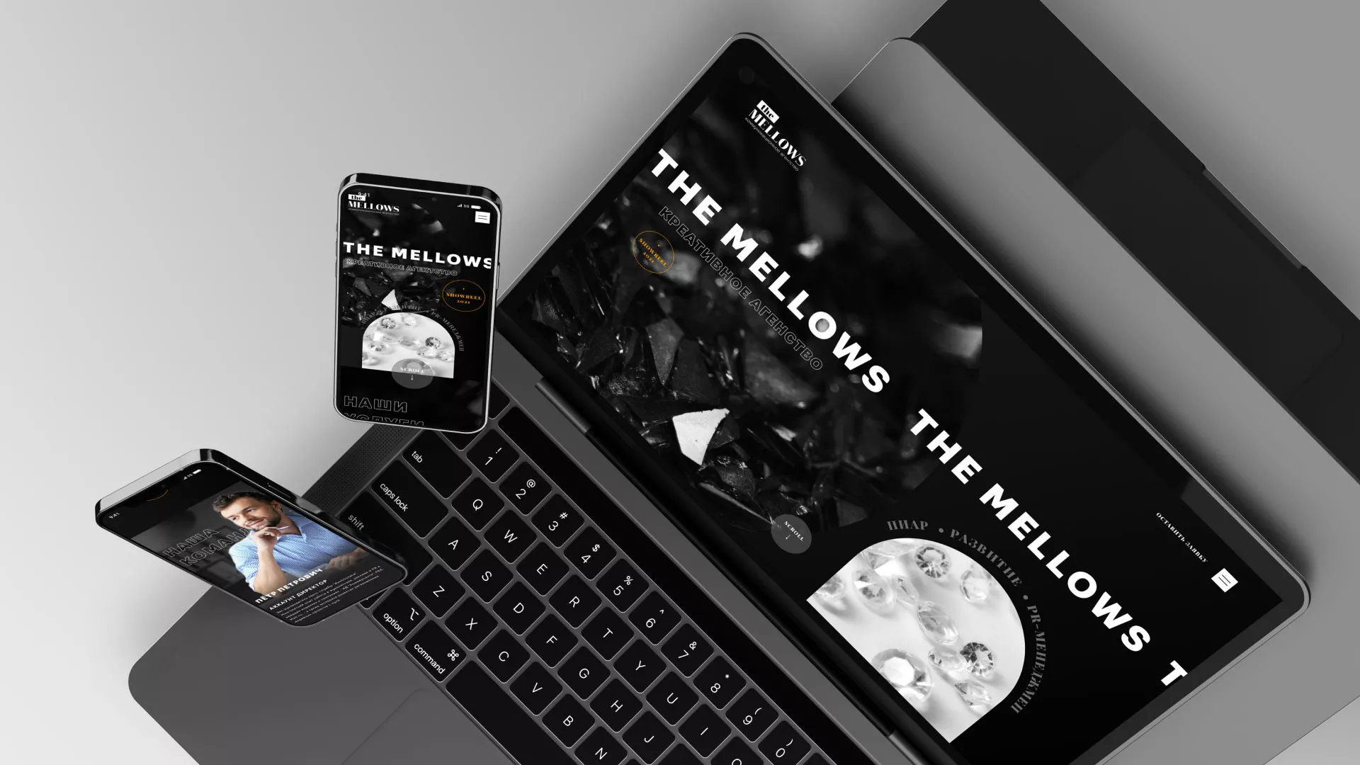 Разработка сайта креативного агентства «The Mellows» в Ардоне